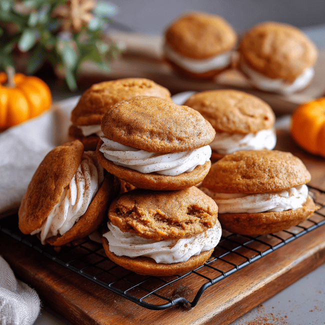 Butternut Squash & Apple Butter Whoopie Pies