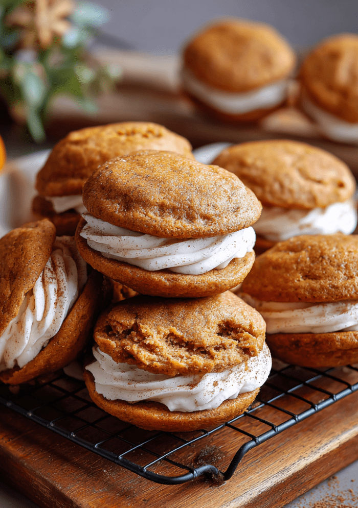 Butternut Squash & Apple Butter Whoopie Pies
