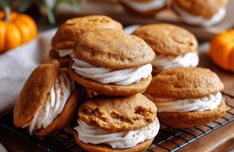 Butternut Squash & Apple Butter Whoopie Pies