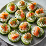 Cucumber Salmon Bites