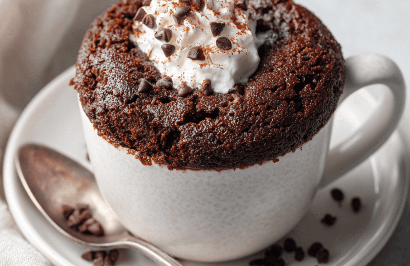 90-Second Chocolate Mug Cake