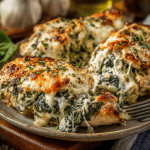 Spinach Artichoke Chicken Breast Bake