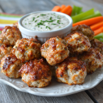 Greek Yogurt Ranch Chicken Poppers