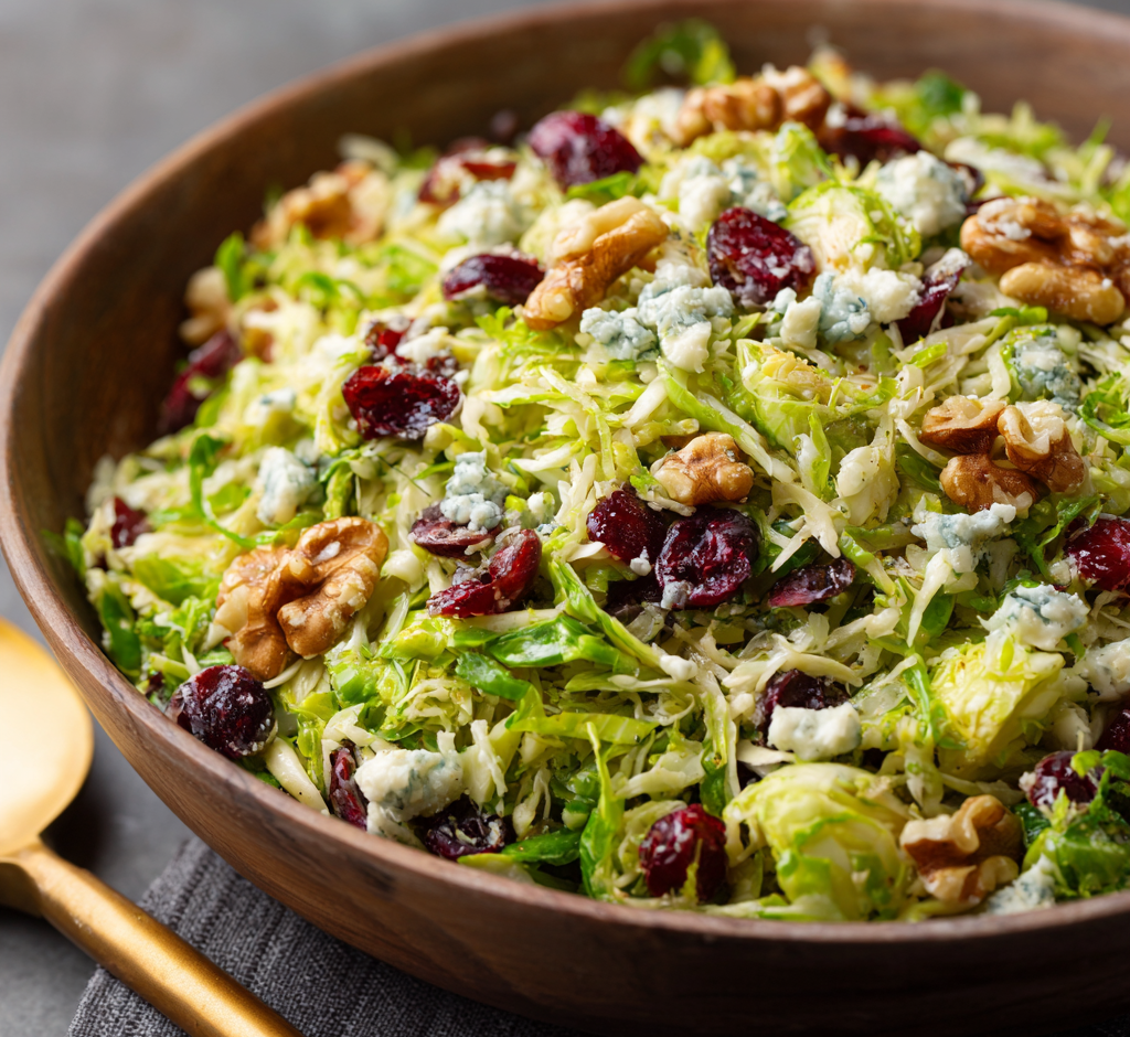 Shredded Brussels Sprouts Salad