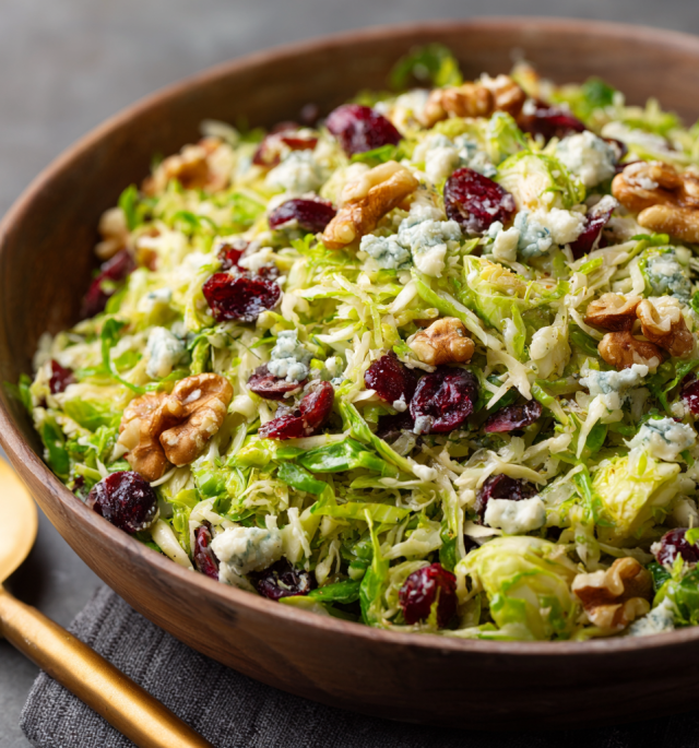 Shredded Brussels Sprouts Salad