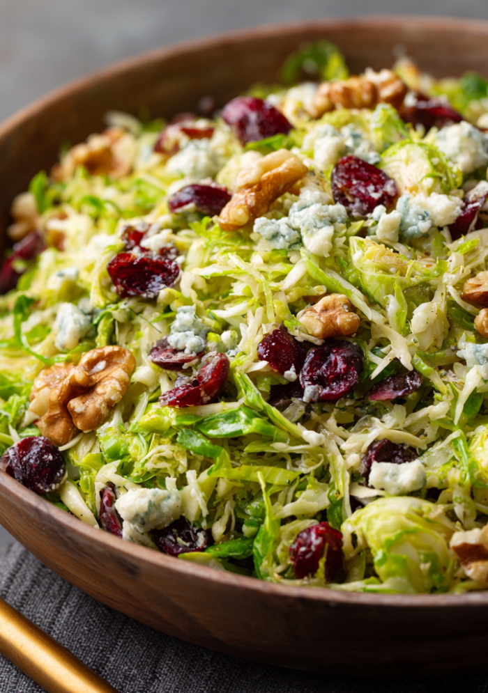 Shredded Brussels Sprouts Salad