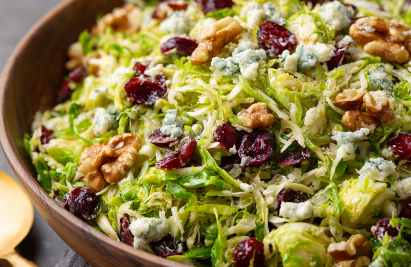 Shredded Brussels Sprouts Salad