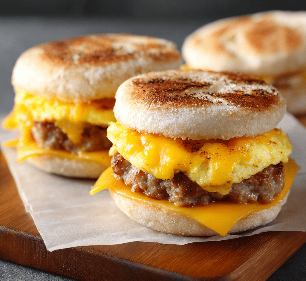 Freezer Breakfast Sandwiches
