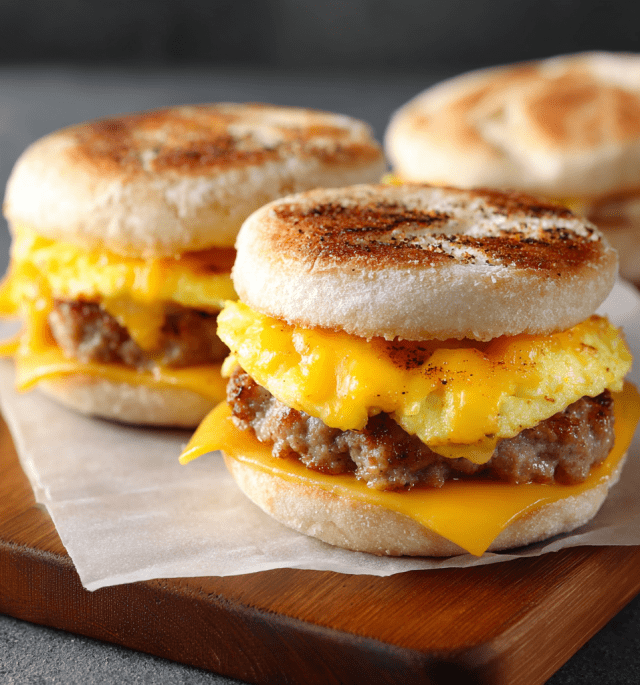 Freezer Breakfast Sandwiches