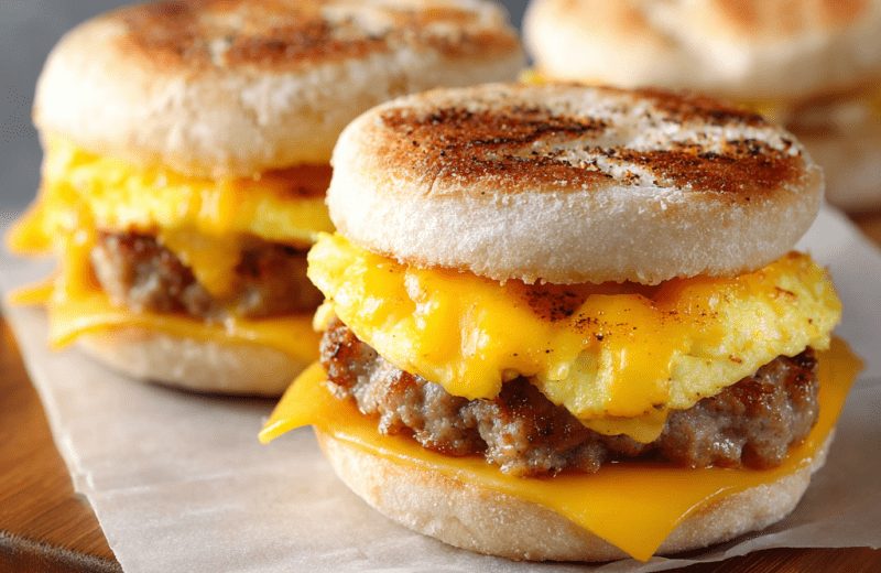 Freezer Breakfast Sandwiches