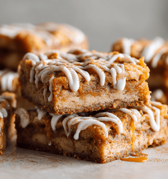 Pumpkin Cinnamon Apple Pie Bars