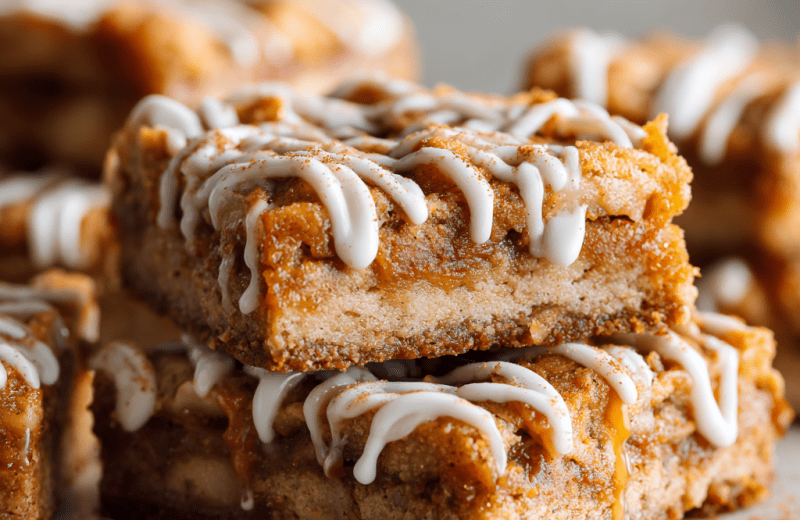 Pumpkin Cinnamon Apple Pie Bars