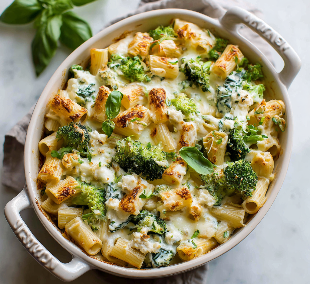 Healthy Cottage Cheese Pasta Bake