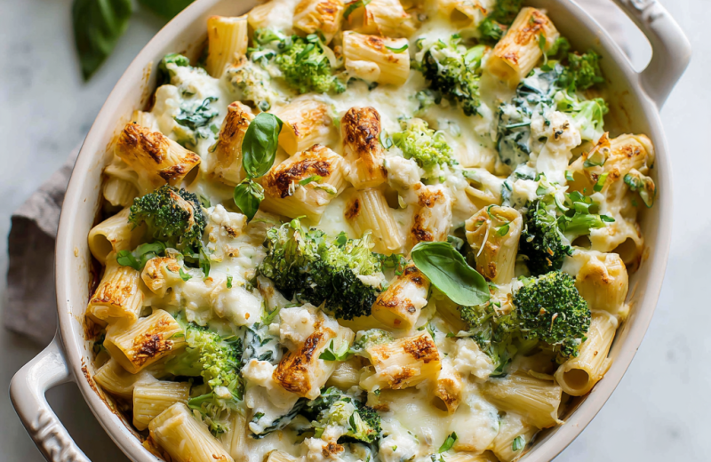 Healthy Cottage Cheese Pasta Bake