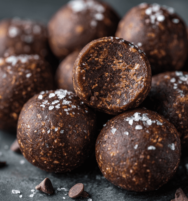 No-Bake Brownie Bites