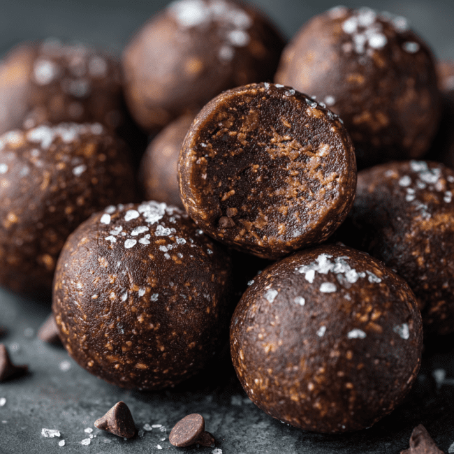 No-Bake Brownie Bites