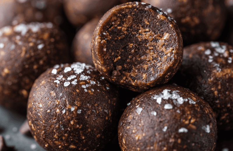 No-Bake Brownie Bites