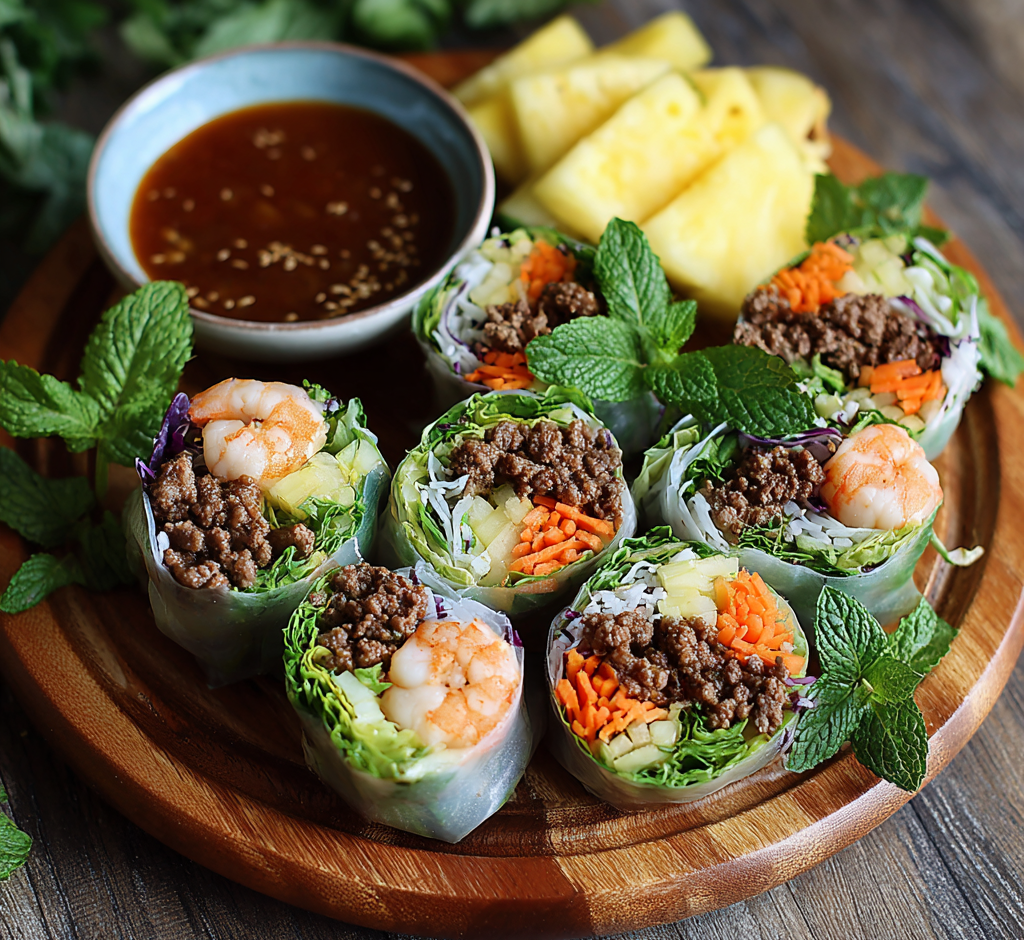 High Protein Summer Rolls