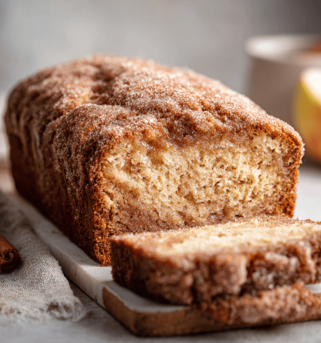 Apple Cider Doughnut Loaf Cake