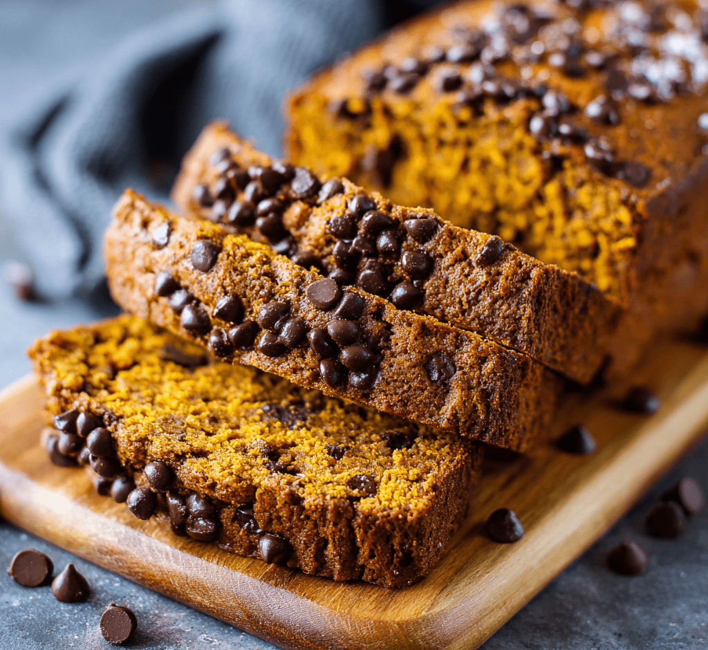 Pumpkin Chocolate Chip Bread