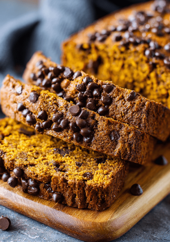 Pumpkin Chocolate Chip Bread