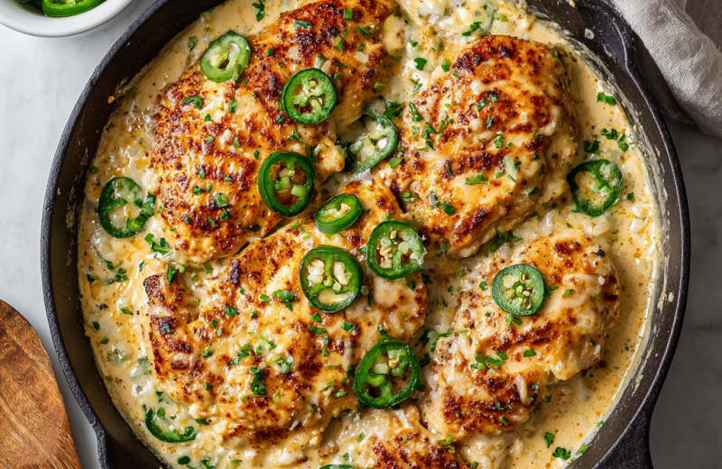 Creamy Jalapeño Chicken Skillet