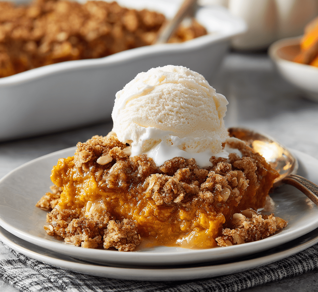 Pumpkin Pie Crisp