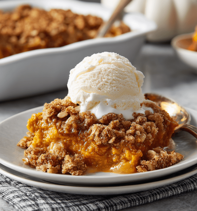 Pumpkin Pie Crisp