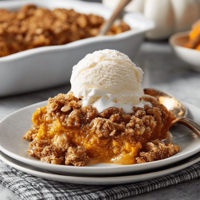Pumpkin Pie Crisp