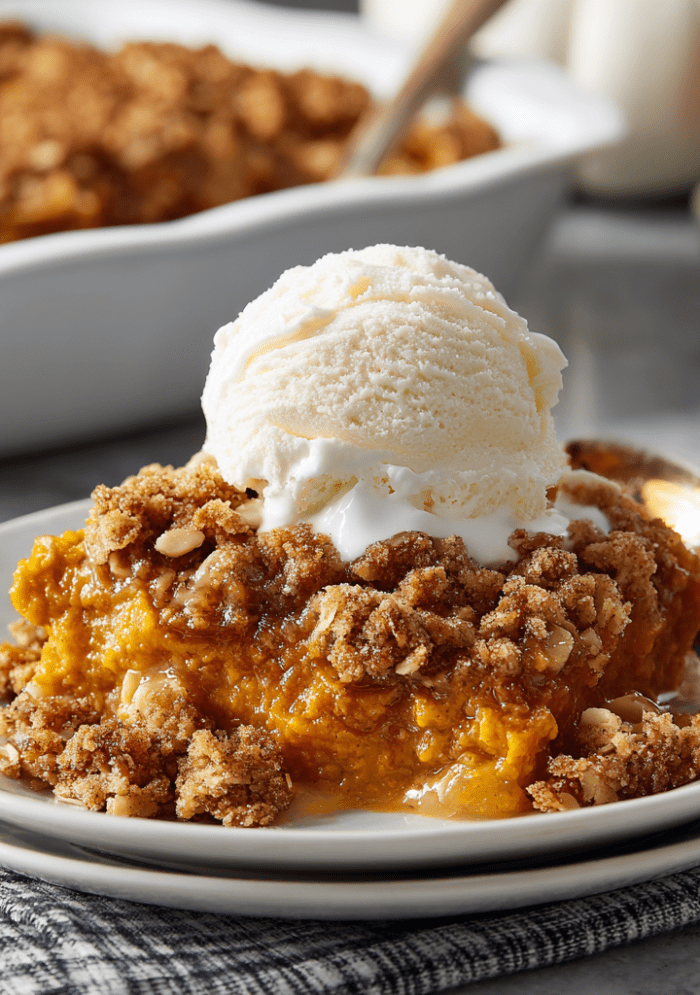 Pumpkin Pie Crisp