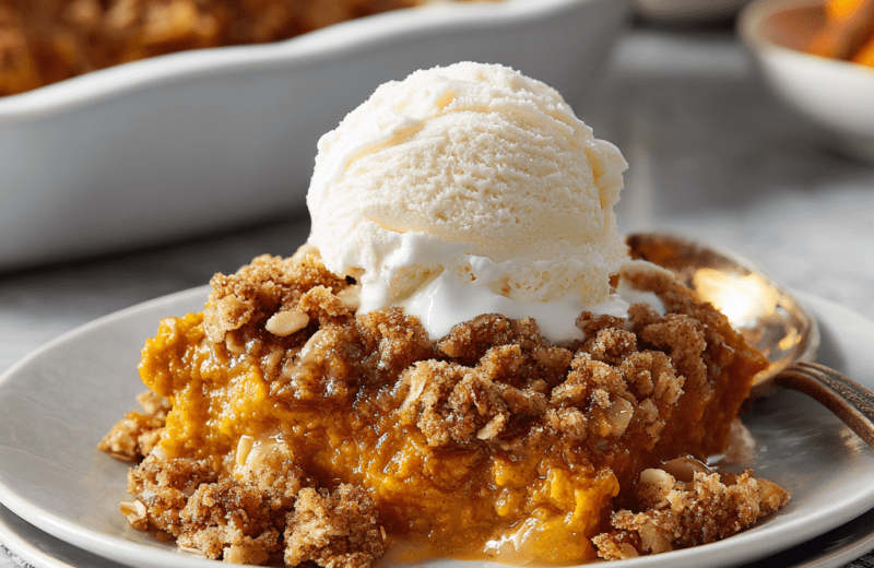 Pumpkin Pie Crisp