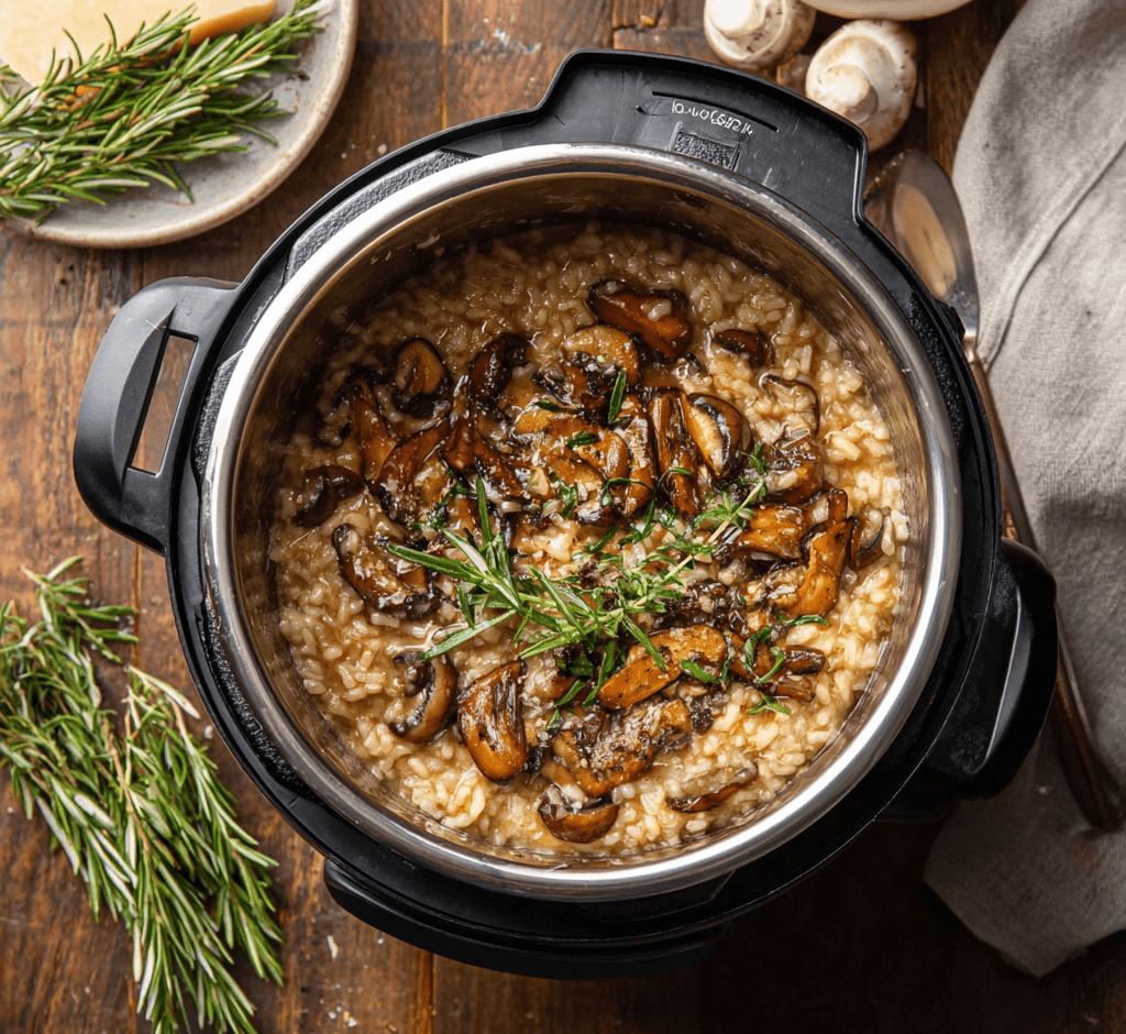 Instant Pot Mushroom Risotto