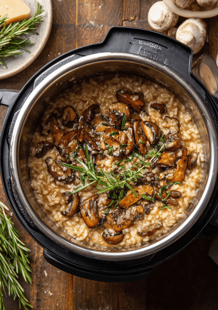 Instant Pot Mushroom Risotto