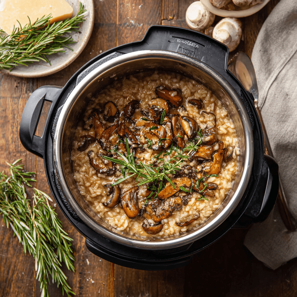 Instant Pot Mushroom Risotto