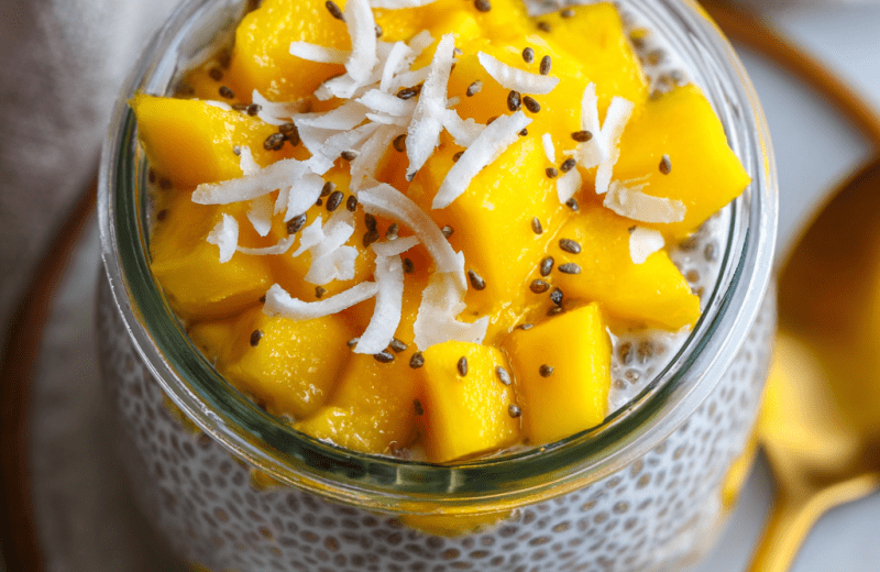 Mango Coconut Chia Pudding