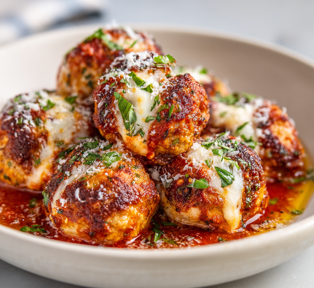 Chicken Parmesan Meatballs