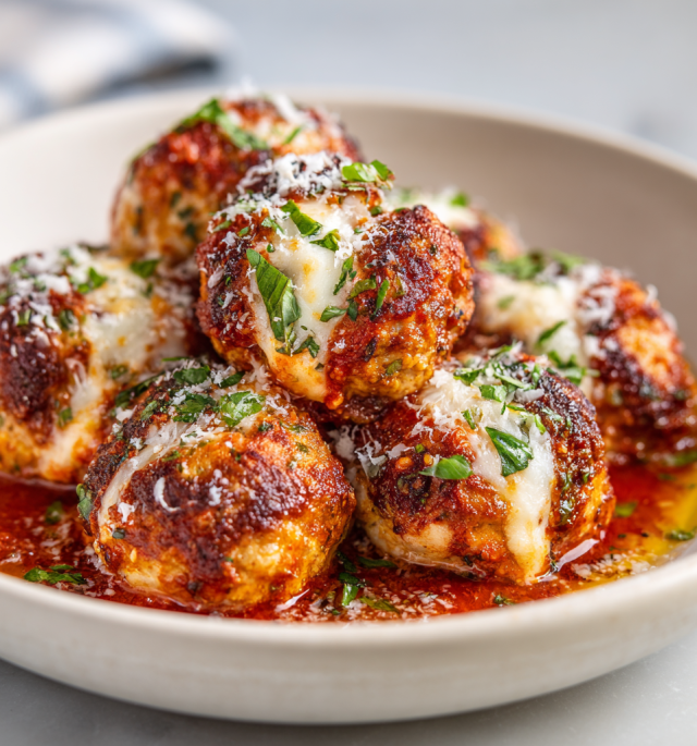 Chicken Parmesan Meatballs