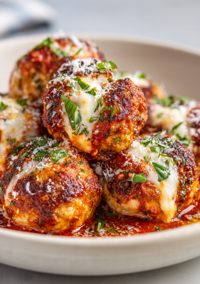 Chicken Parmesan Meatballs