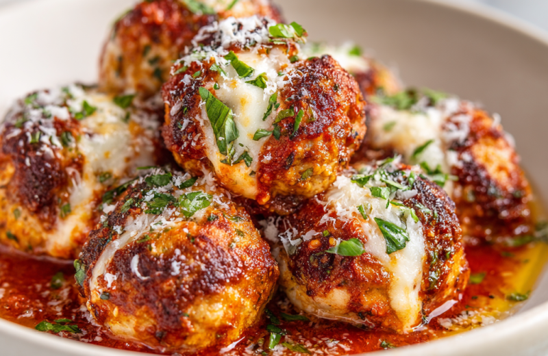 Chicken Parmesan Meatballs