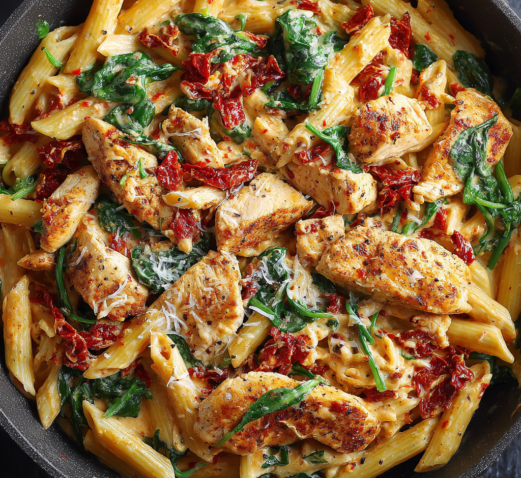 Creamy Sundried Tomato Chicken Penne Prep
