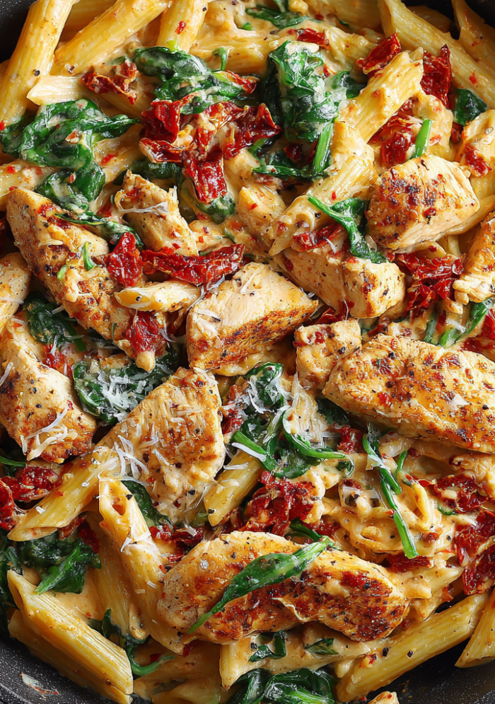 Creamy Sundried Tomato Chicken Penne Prep