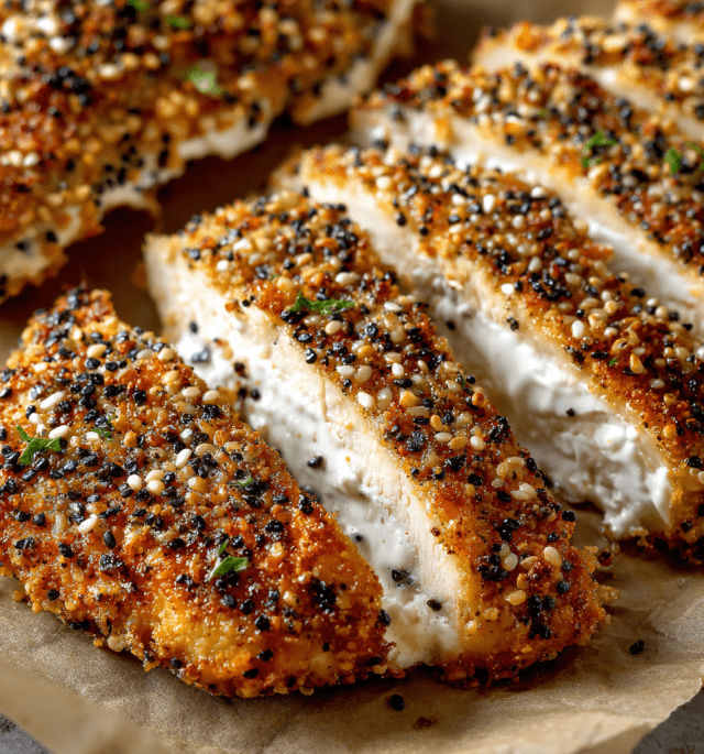 Everything Bagel Chicken Cutlets