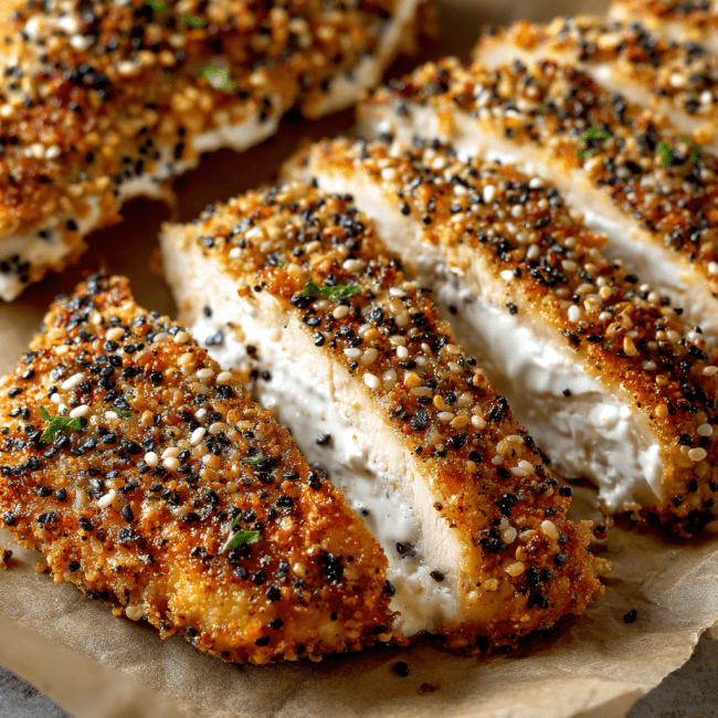 Everything Bagel Chicken Cutlets