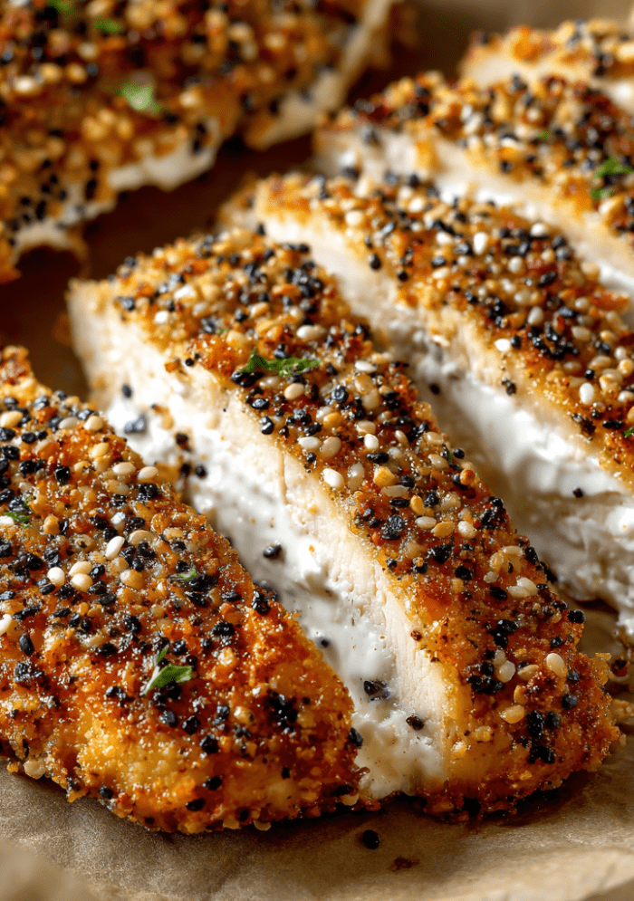 Everything Bagel Chicken Cutlets