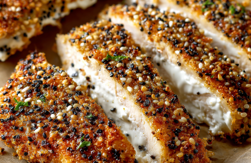 Everything Bagel Chicken Cutlets