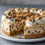 No-Bake Cookie Dough Cheesecake