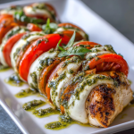 Caprese Hasselback Chicken