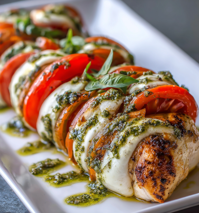 Caprese Hasselback Chicken