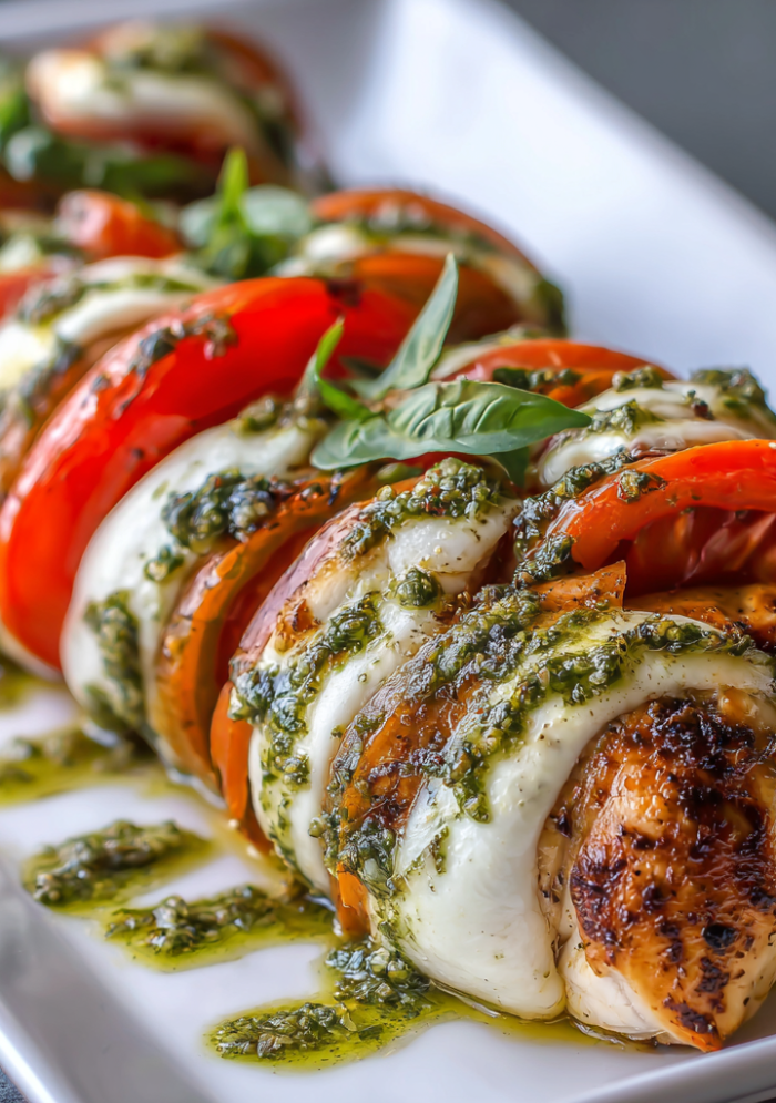 Caprese Hasselback Chicken