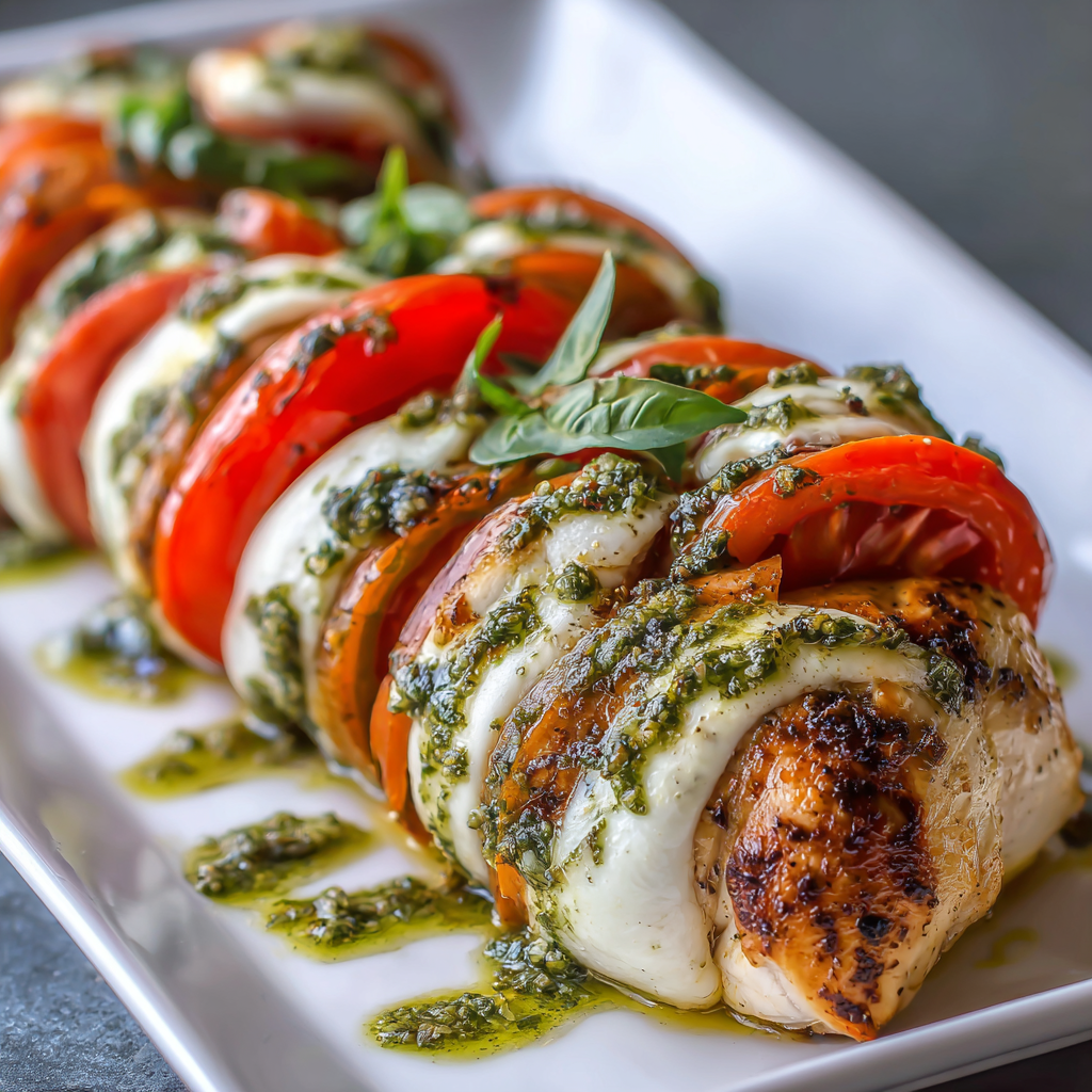 Caprese Hasselback Chicken